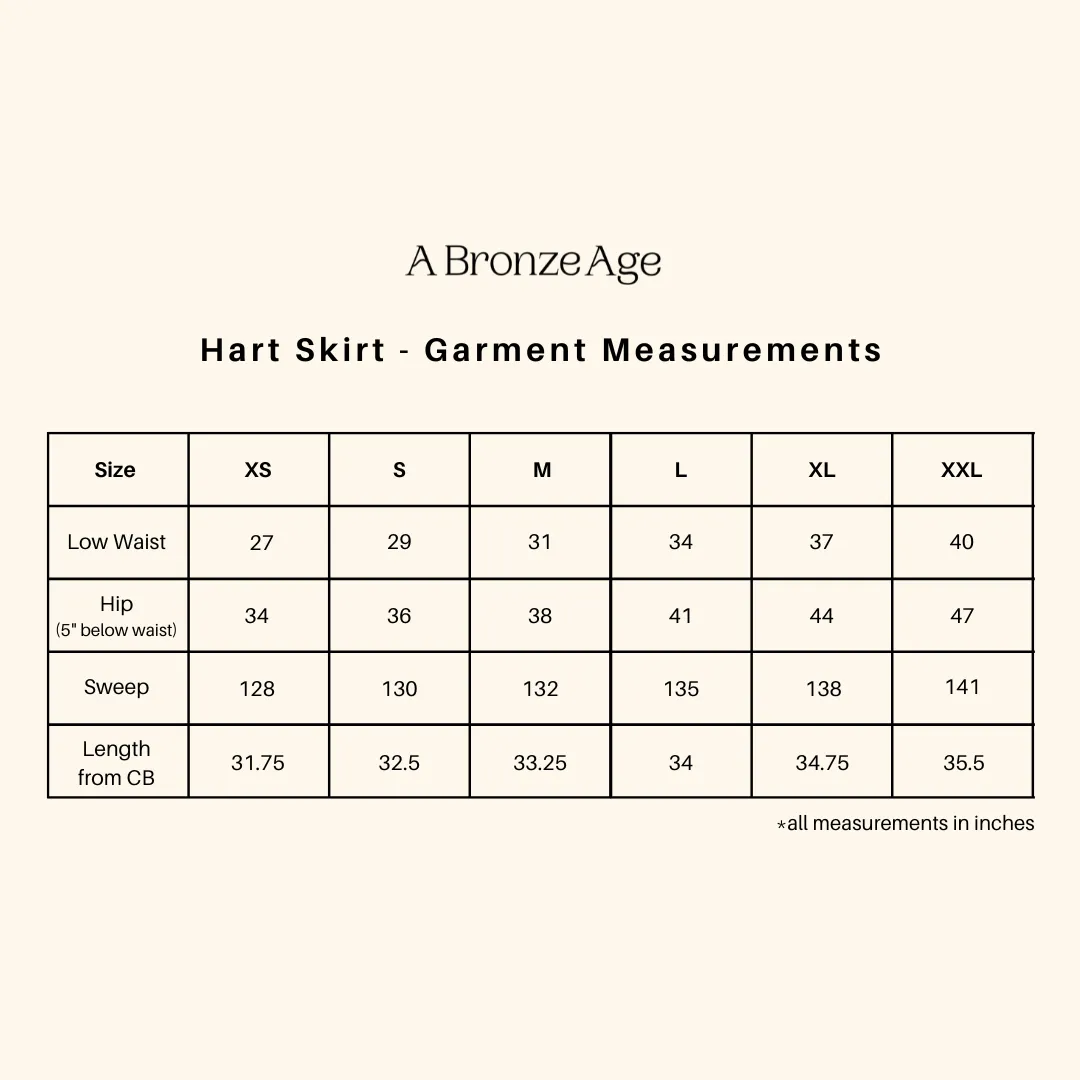 Hart Skirt - Ready To Ship