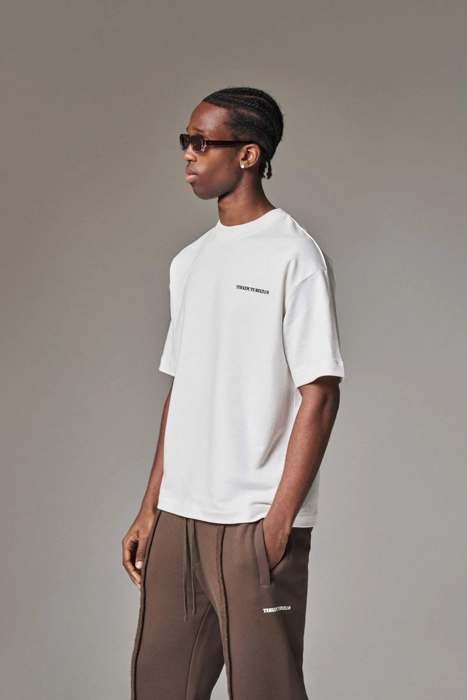 HEAVYWEIGHT COPYRIGHT T-SHIRT - OFF WHITE