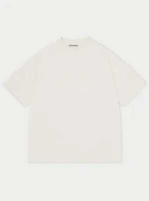 HEAVYWEIGHT CTRE APPLIQUE T-SHIRT - OFF WHITE