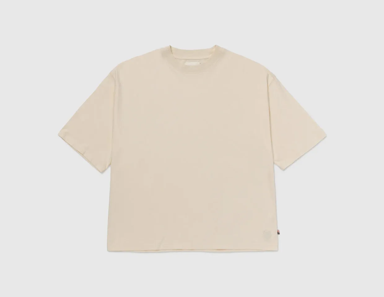 Honor the Gift Crest Logo Box T-shirt / Cream