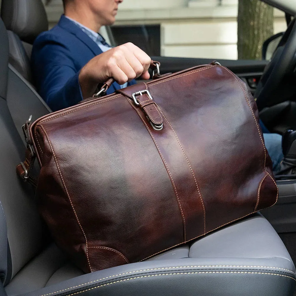 Jack Georges Voyager Classic Doctor Bag Brown