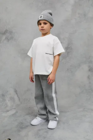 JNR DESIGN DEPARTMENT GRAPHIC T-SHIRT - OFF WHITE/KHAKI