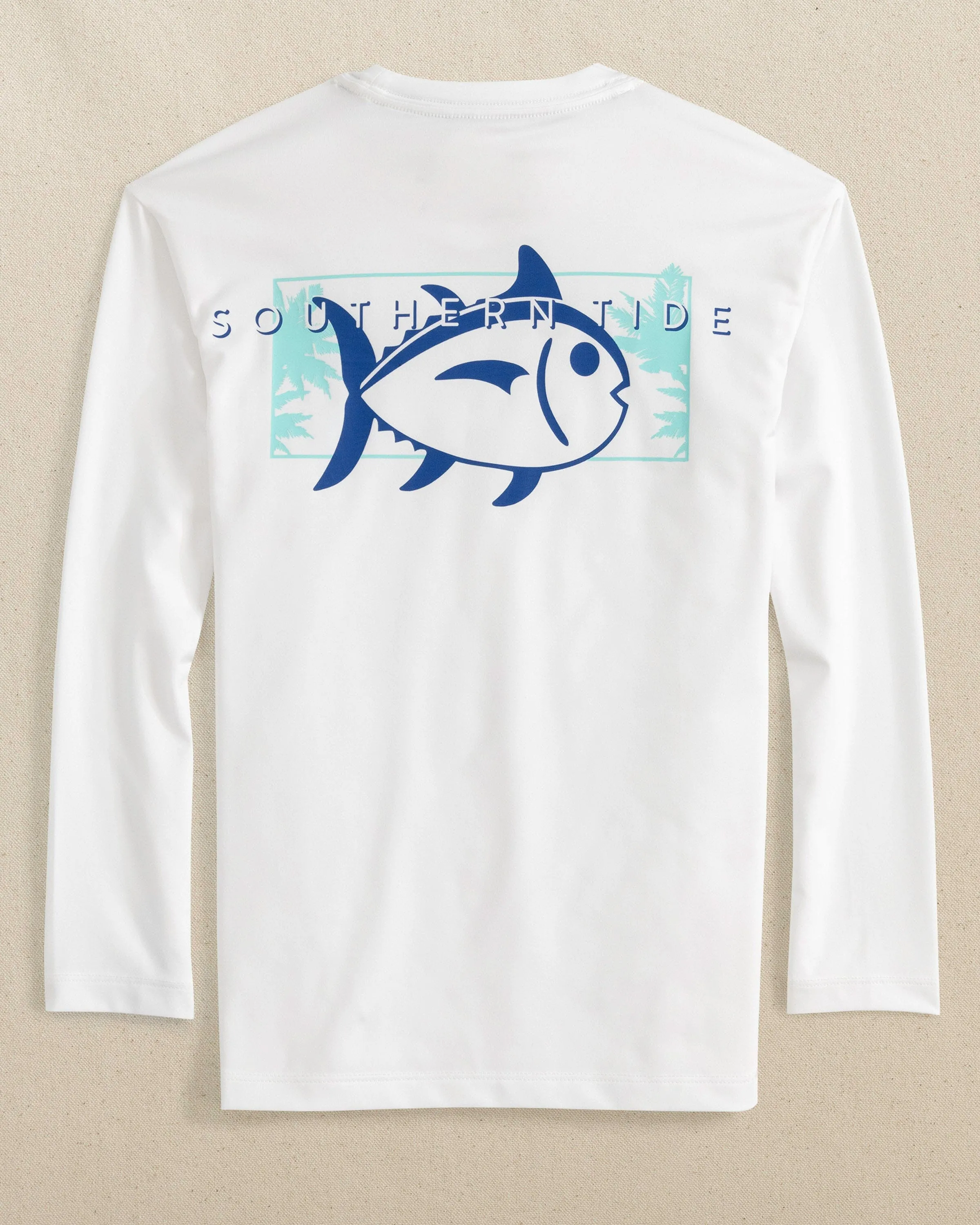 Kids Palms and Skipjacks Long Sleeve Performance T-Shirt
