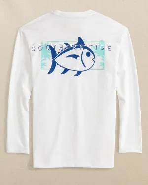 Kids Palms and Skipjacks Long Sleeve Performance T-Shirt