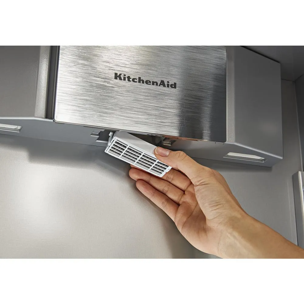 Kitchenaid KBSD708MPS 29.4 Cu. Ft. 48" Built-In Side-By-Side Refrigerator With Ice And Water Dispenser