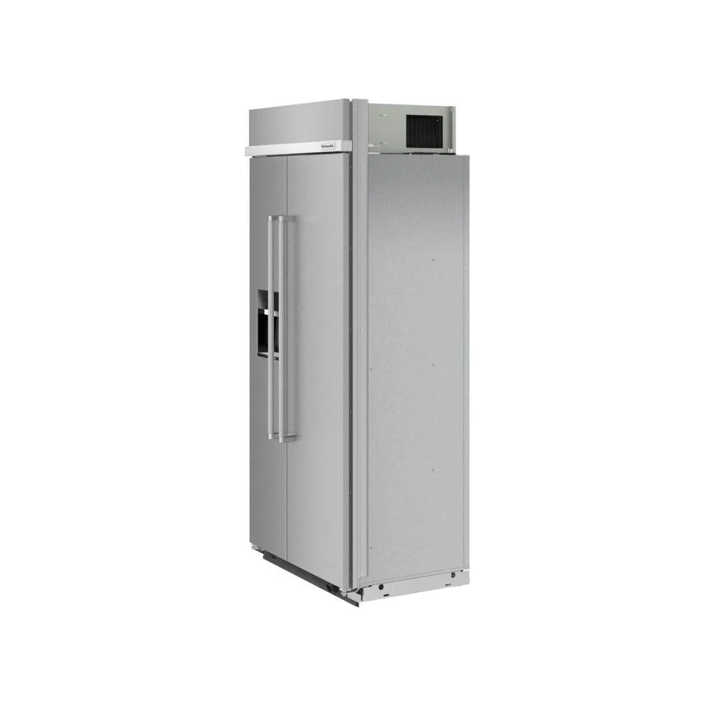 Kitchenaid KBSD708MPS 29.4 Cu. Ft. 48" Built-In Side-By-Side Refrigerator With Ice And Water Dispenser