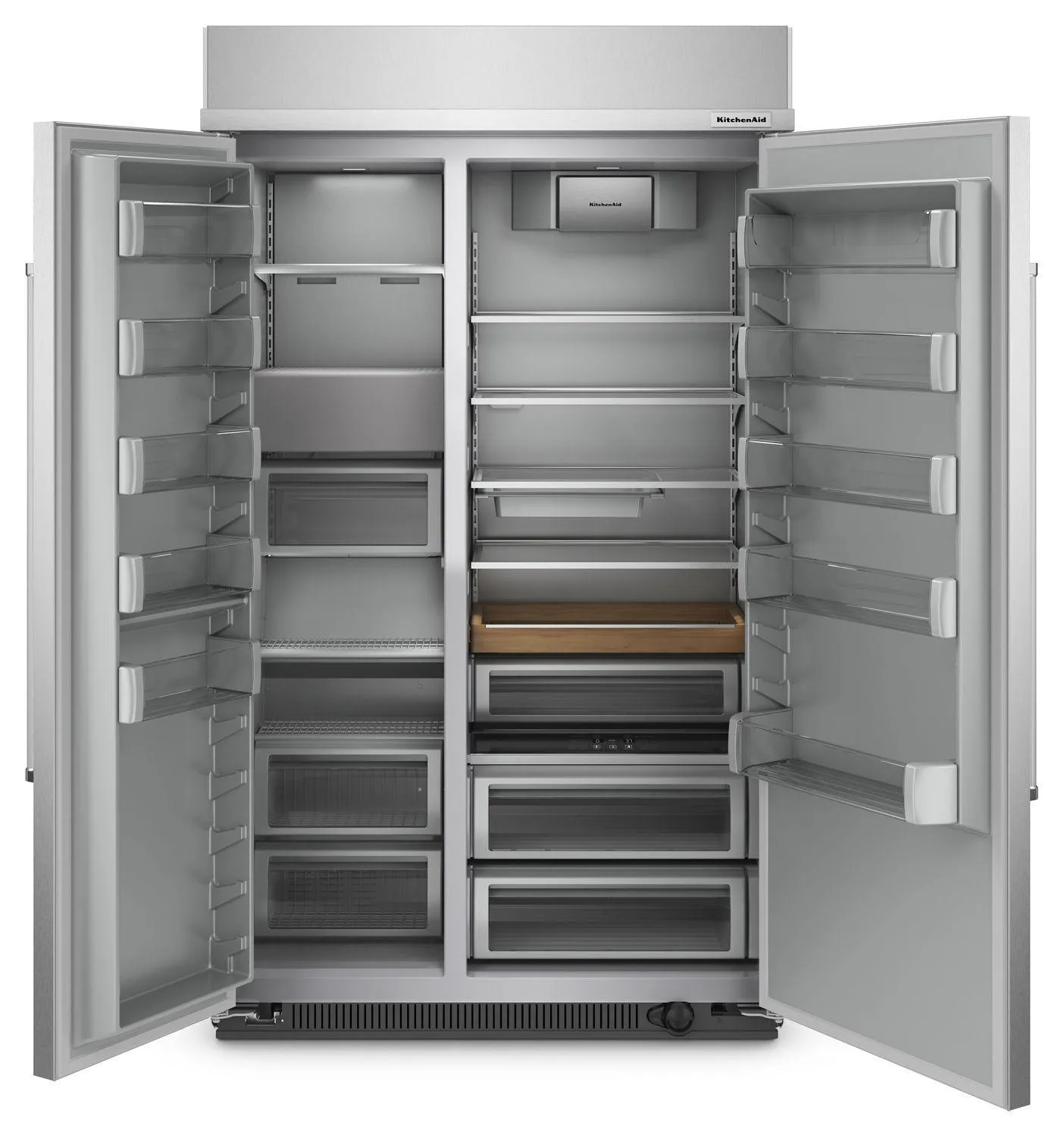 Kitchenaid KBSN708MPS 30 Cu. Ft. 48" Built-In Side-By-Side Refrigerator With Printshield&#8482; Finish - Stainless Steel With Printshield&#8482; Finish