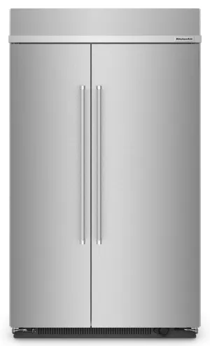 Kitchenaid KBSN708MPS 30 Cu. Ft. 48" Built-In Side-By-Side Refrigerator With Printshield&#8482; Finish - Stainless Steel With Printshield&#8482; Finish