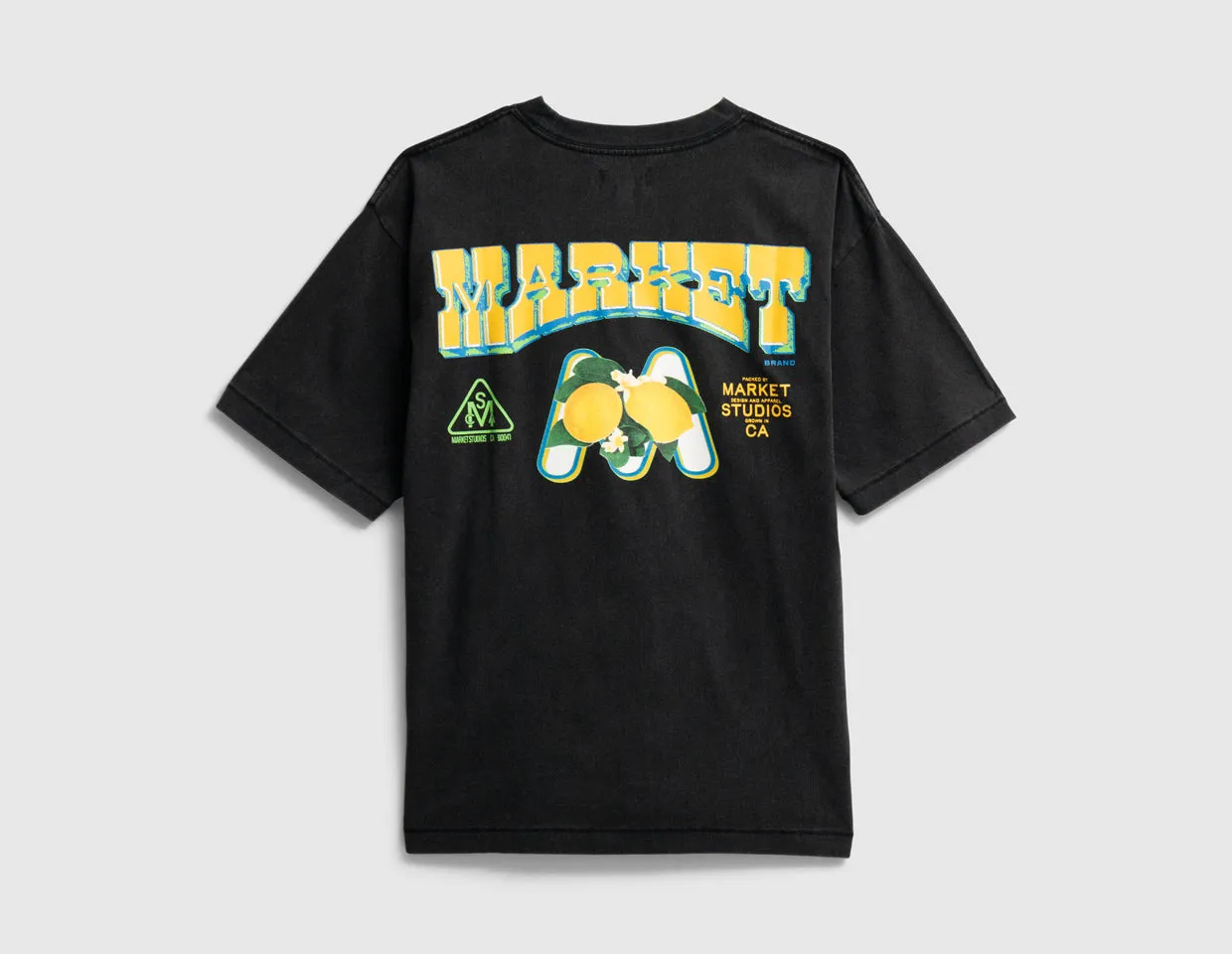Market Farmers Market T-shirt Black