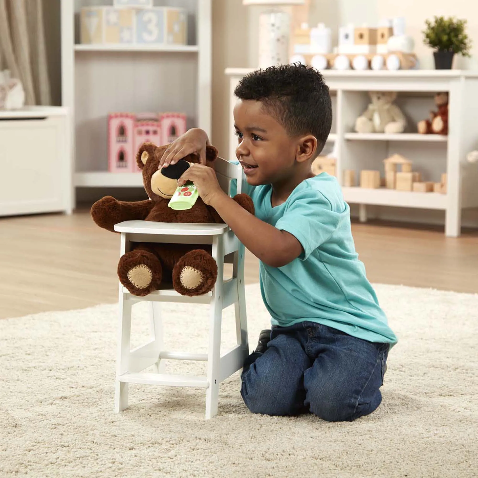 Melissa & Doug Mine to Love White High Chair for Dolls