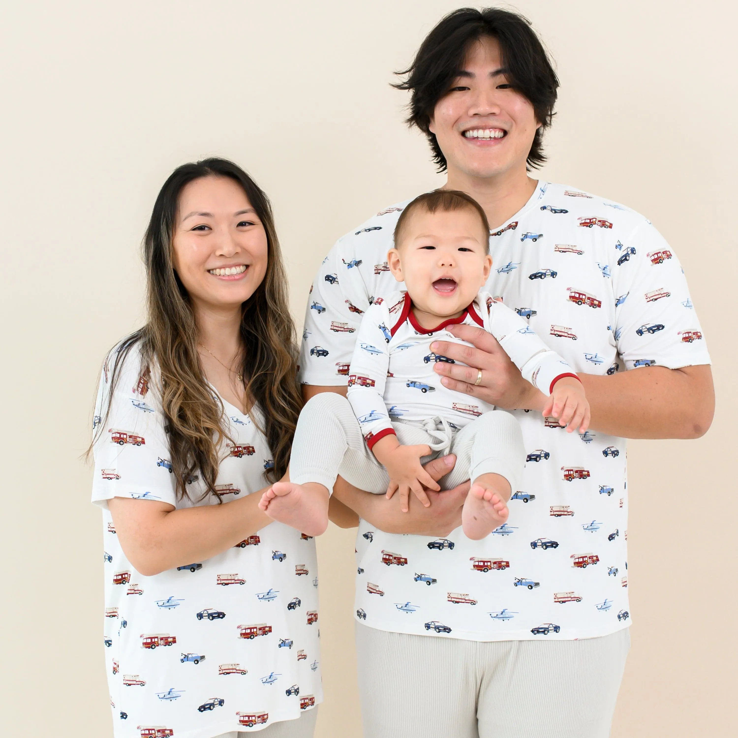 Men's Crew Neck Tee in First Responder