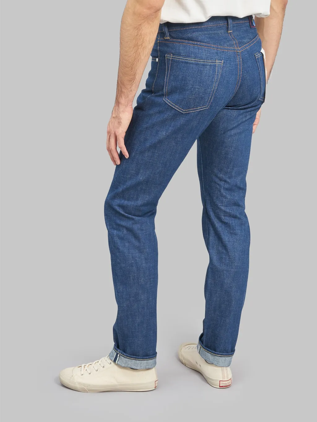 Momotaro 0605-AI 13.5oz Natural Indigo Aizome Hand Dyed Natural Tapered Jeans