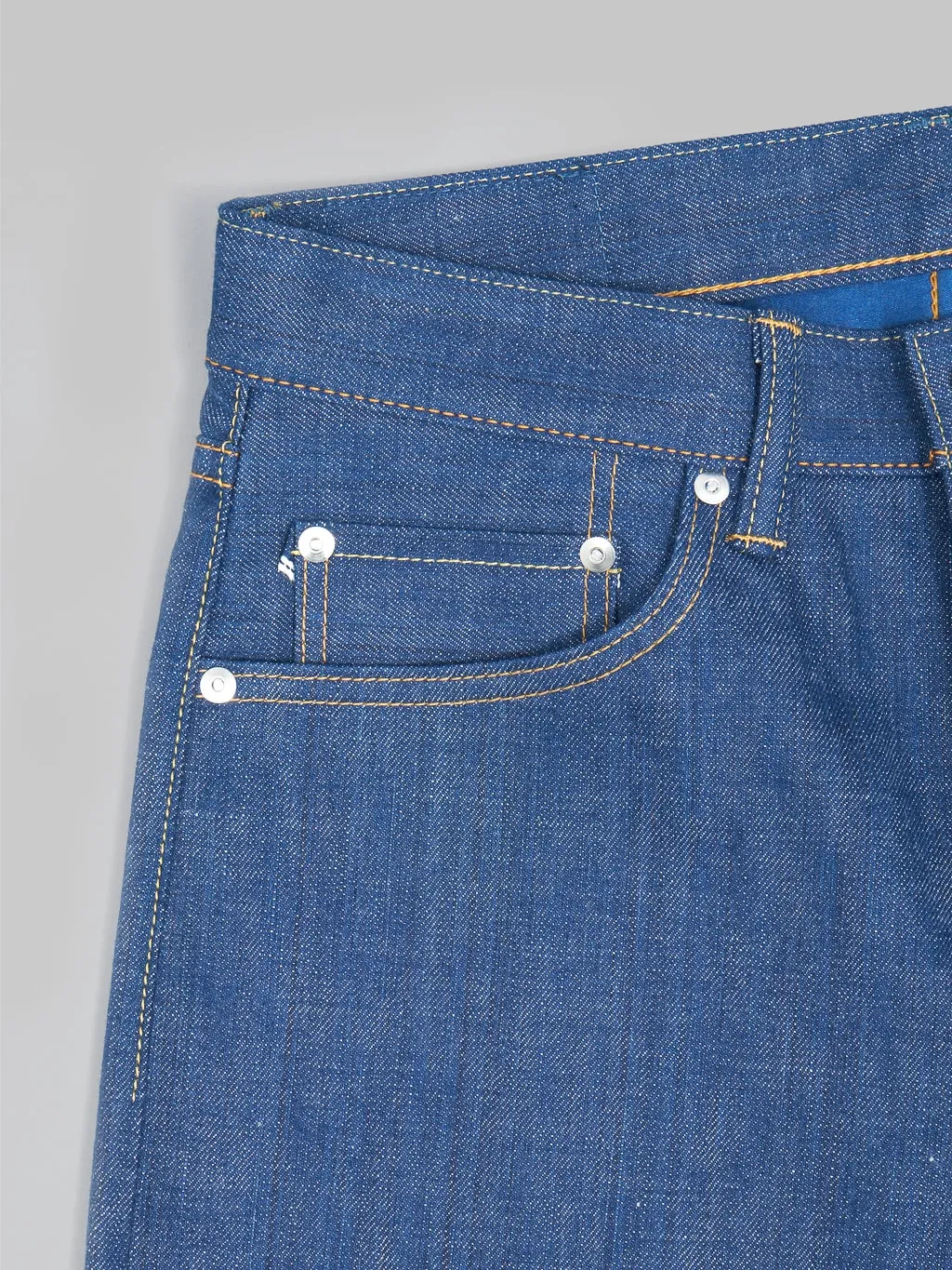 Momotaro 0605-AI 13.5oz Natural Indigo Aizome Hand Dyed Natural Tapered Jeans