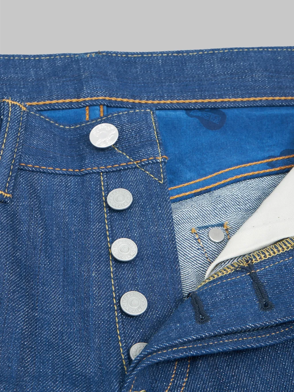 Momotaro 0605-AI 13.5oz Natural Indigo Aizome Hand Dyed Natural Tapered Jeans