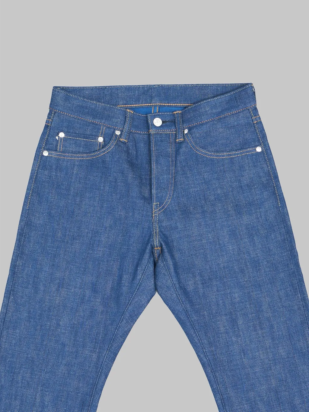 Momotaro 0605-AI 13.5oz Natural Indigo Aizome Hand Dyed Natural Tapered Jeans