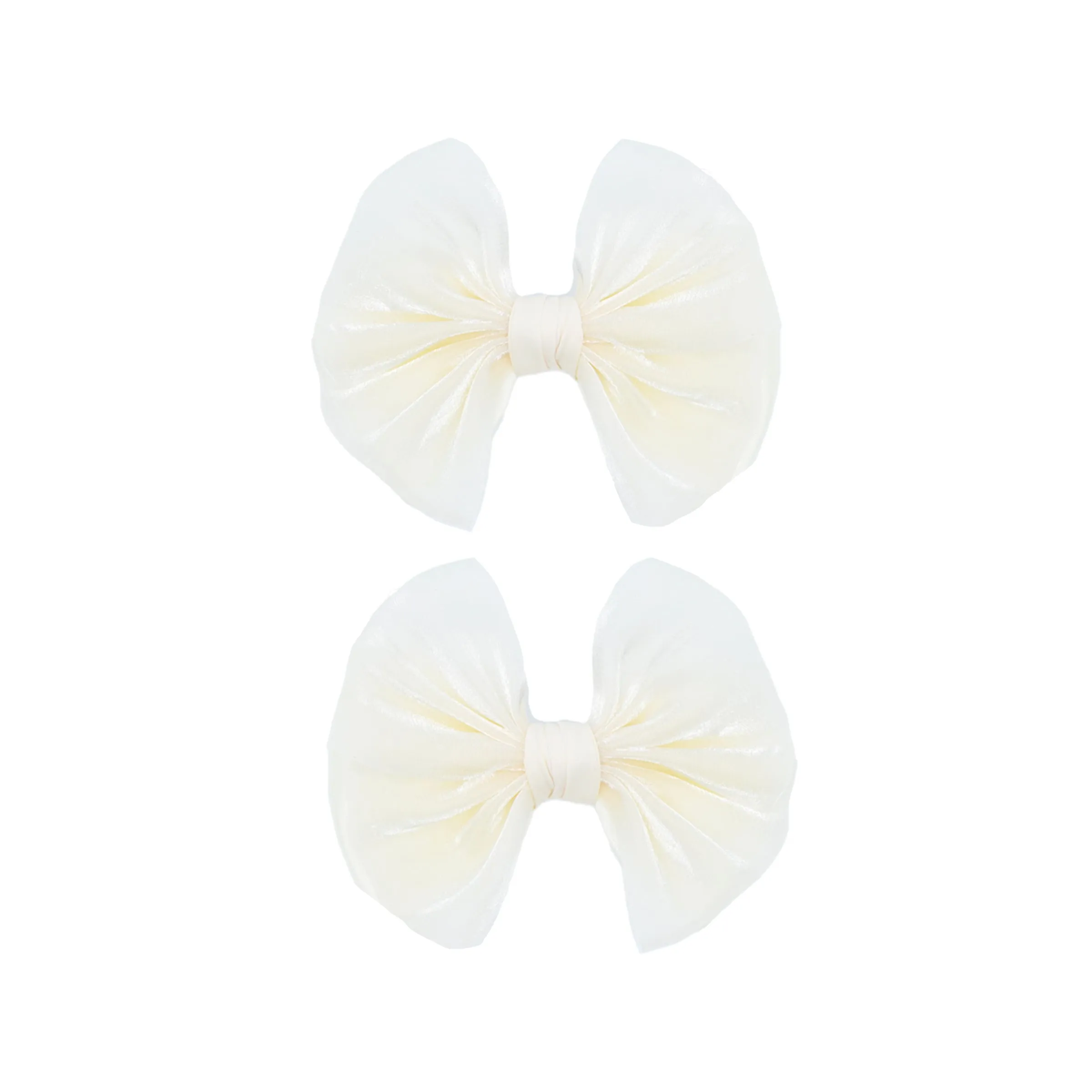 Multicolor Satin Bow Hairclip Set