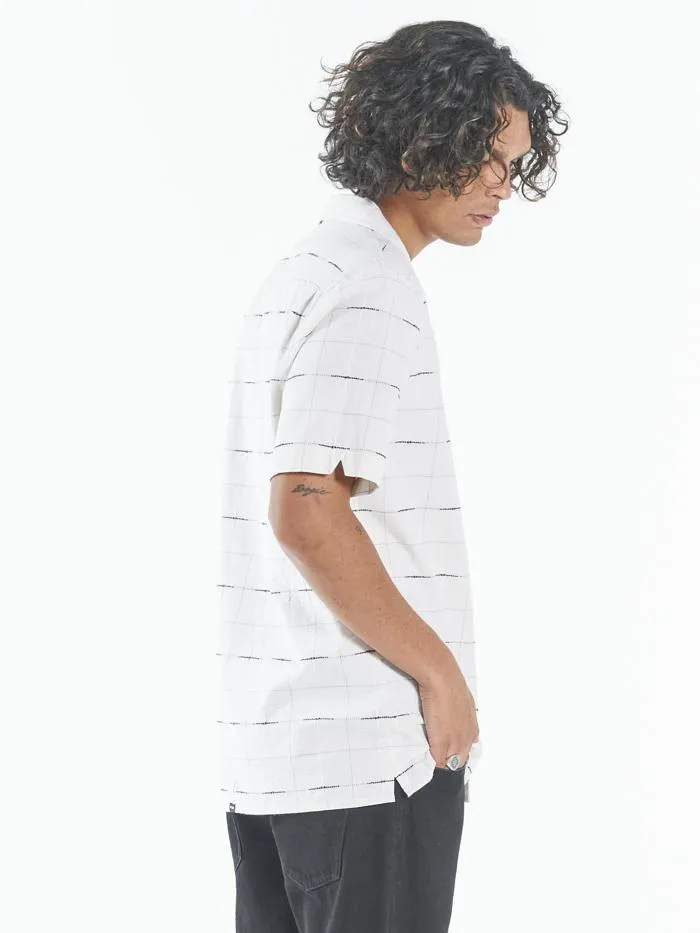Non Sense Bowling Shirt - Heritage White