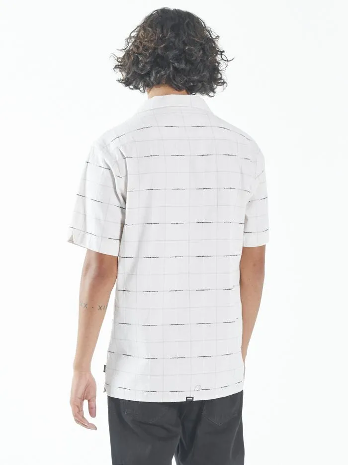 Non Sense Bowling Shirt - Heritage White