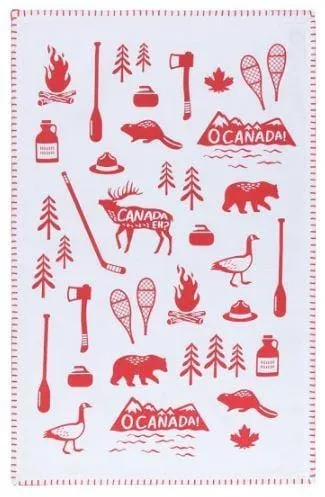 Now Designs O' Canada Tea Towel