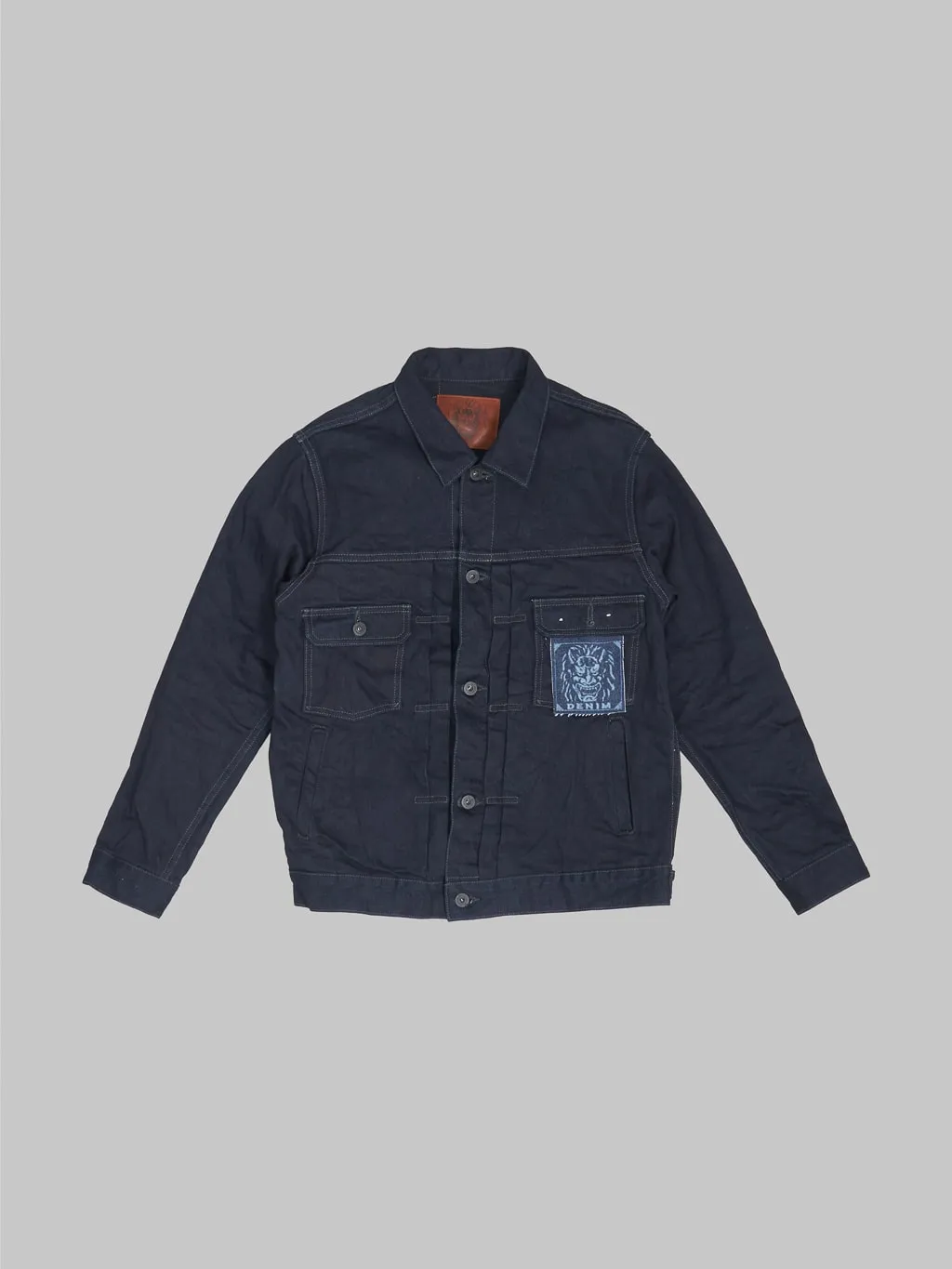 ONI Denim 02516P-14BLK Black Weft 14oz Type II Jacket