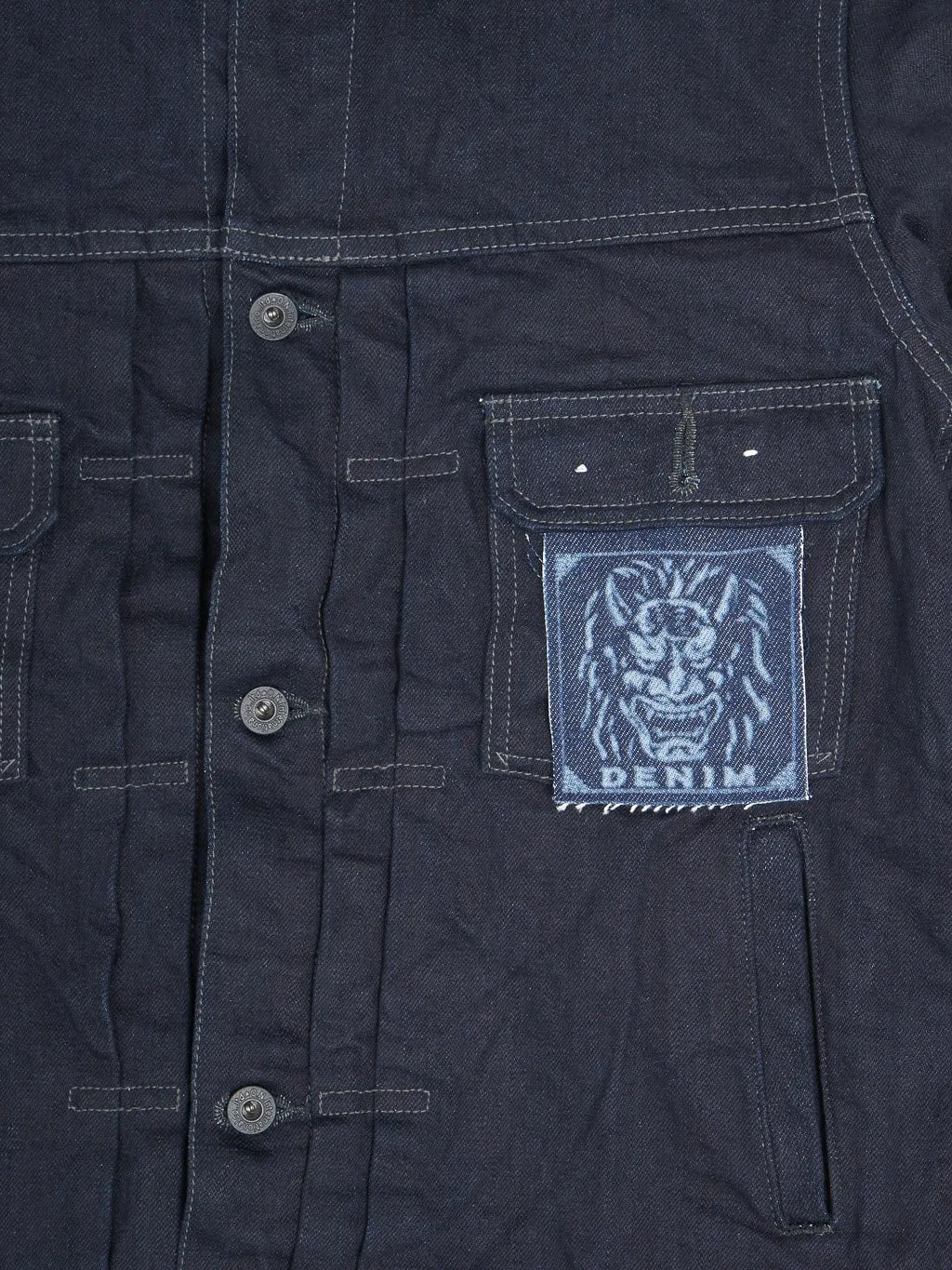 ONI Denim 02516P-14BLK Black Weft 14oz Type II Jacket