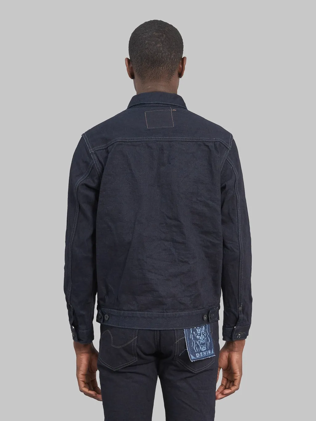 ONI Denim 02516P-14BLK Black Weft 14oz Type II Jacket