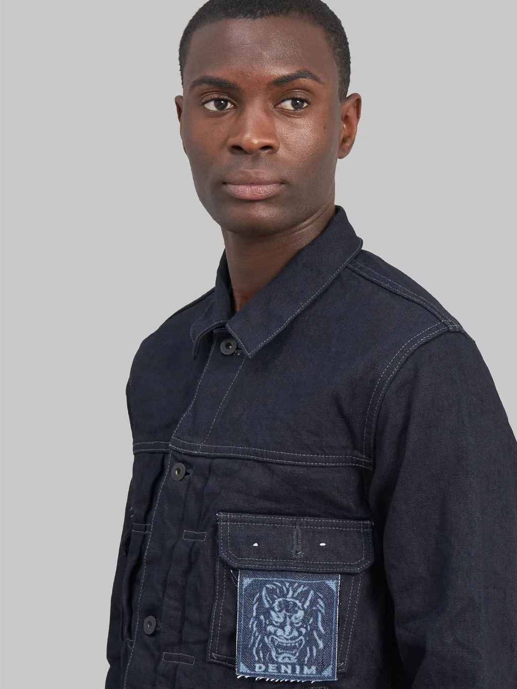 ONI Denim 02516P-14BLK Black Weft 14oz Type II Jacket