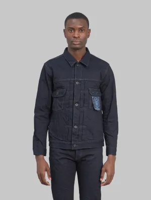 ONI Denim 02516P-14BLK Black Weft 14oz Type II Jacket