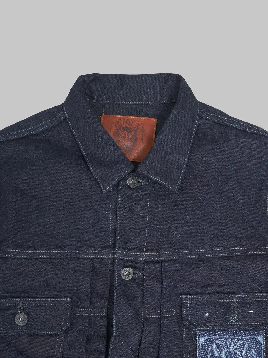 ONI Denim 02516P-14BLK Black Weft 14oz Type II Jacket
