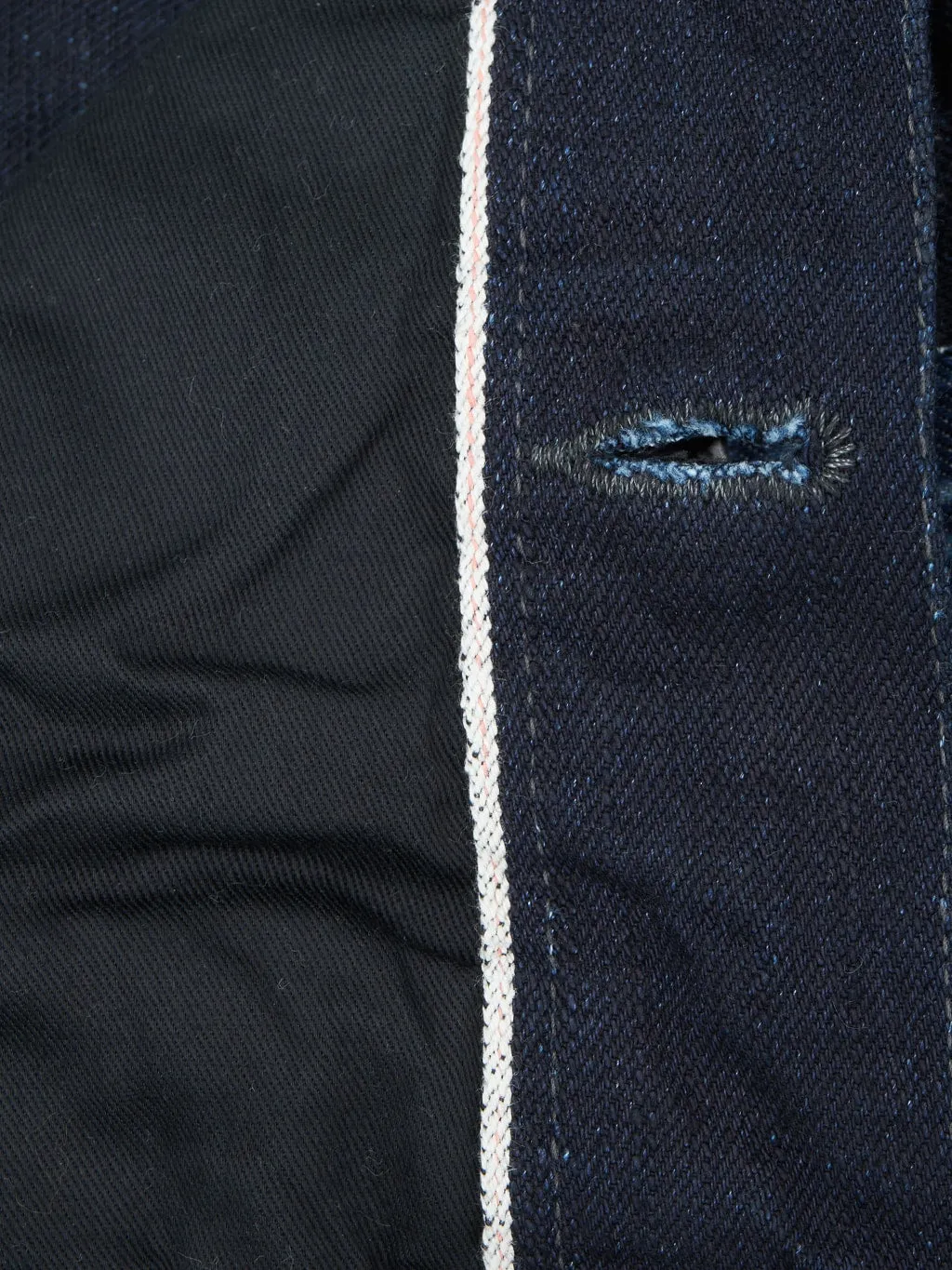 ONI Denim 02516P-14BLK Black Weft 14oz Type II Jacket