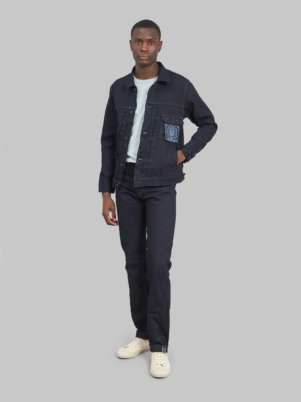 ONI Denim 02516P-14BLK Black Weft 14oz Type II Jacket