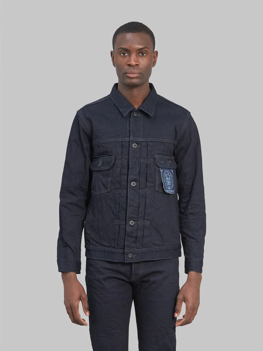 ONI Denim 02516P-14BLK Black Weft 14oz Type II Jacket