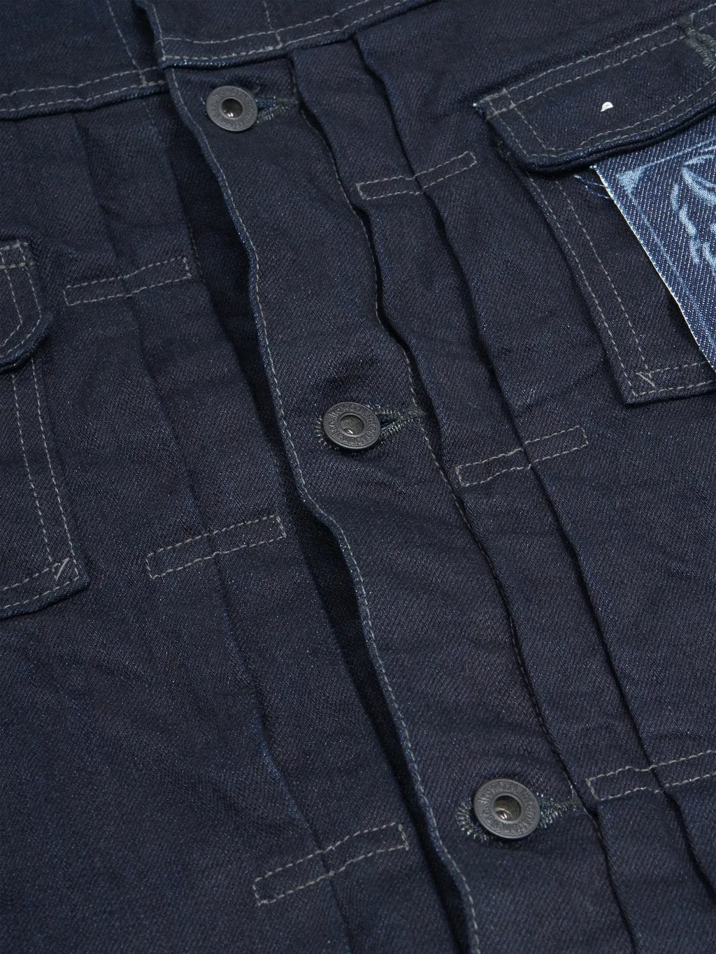 ONI Denim 02516P-14BLK Black Weft 14oz Type II Jacket