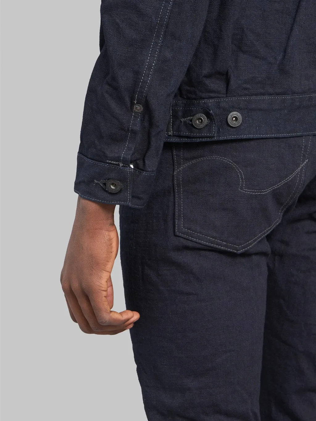 ONI Denim 02516P-14BLK Black Weft 14oz Type II Jacket