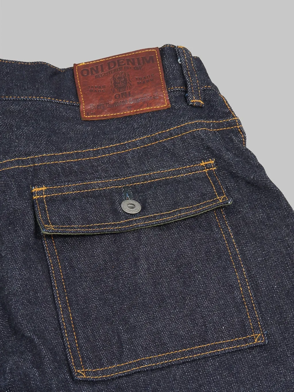 ONI Denim 107 Low Tension Denim 15oz Bush Pants