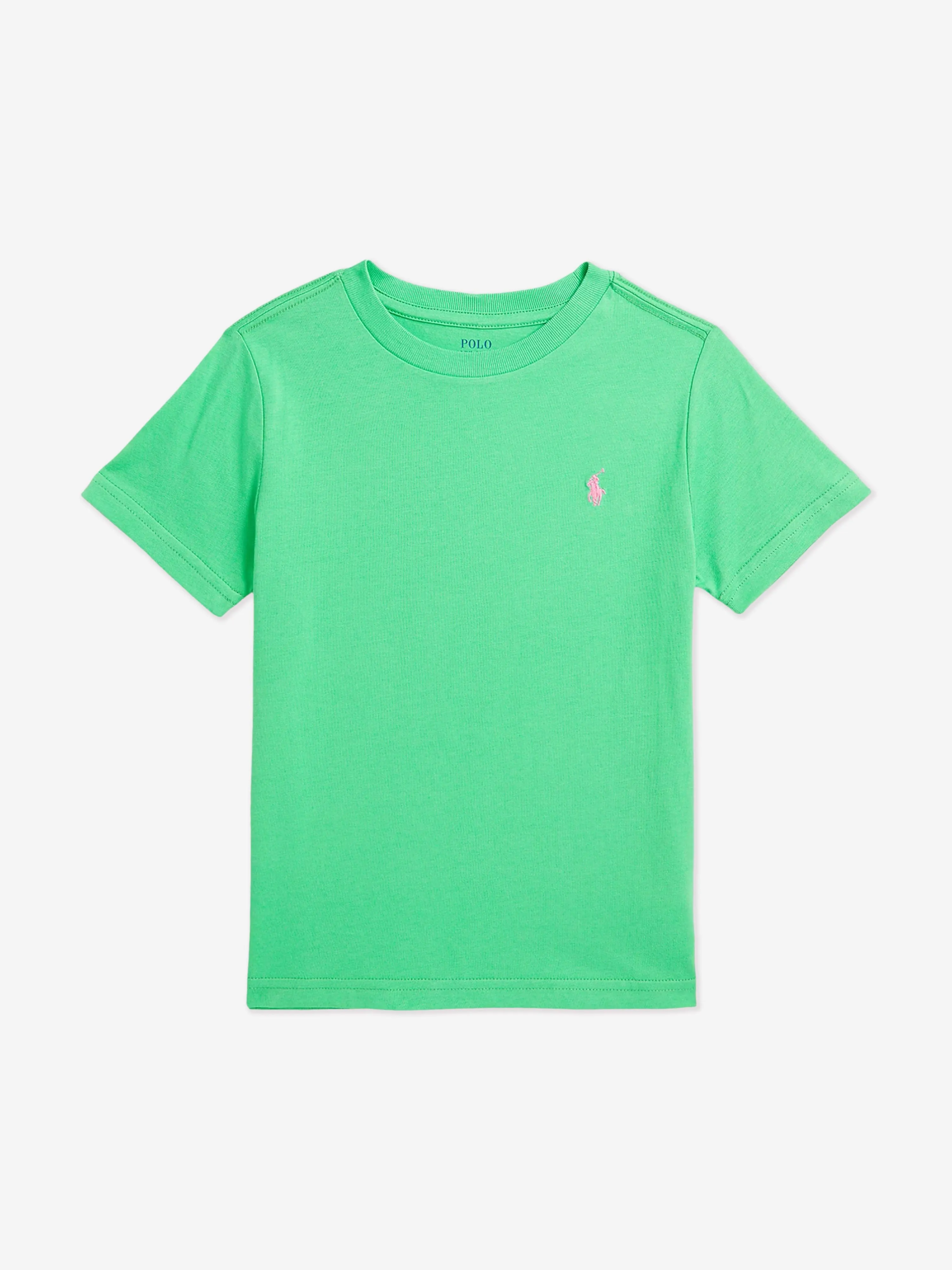Ralph Lauren Boys Logo T-Shirt in Green