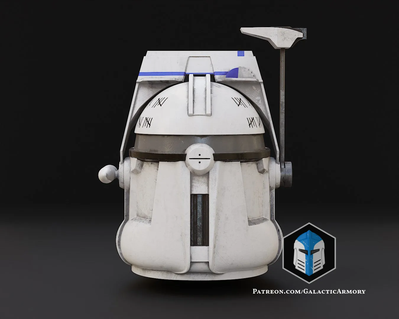 Realistic Captain Rex Helmet - 3D Print Files