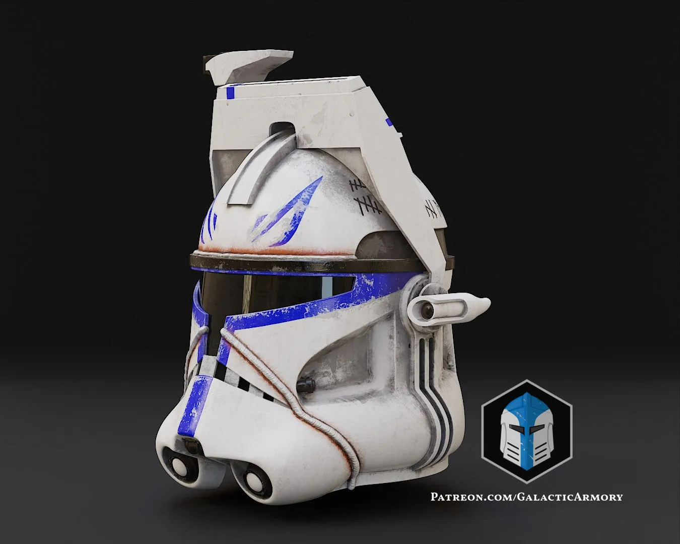 Realistic Captain Rex Helmet - 3D Print Files