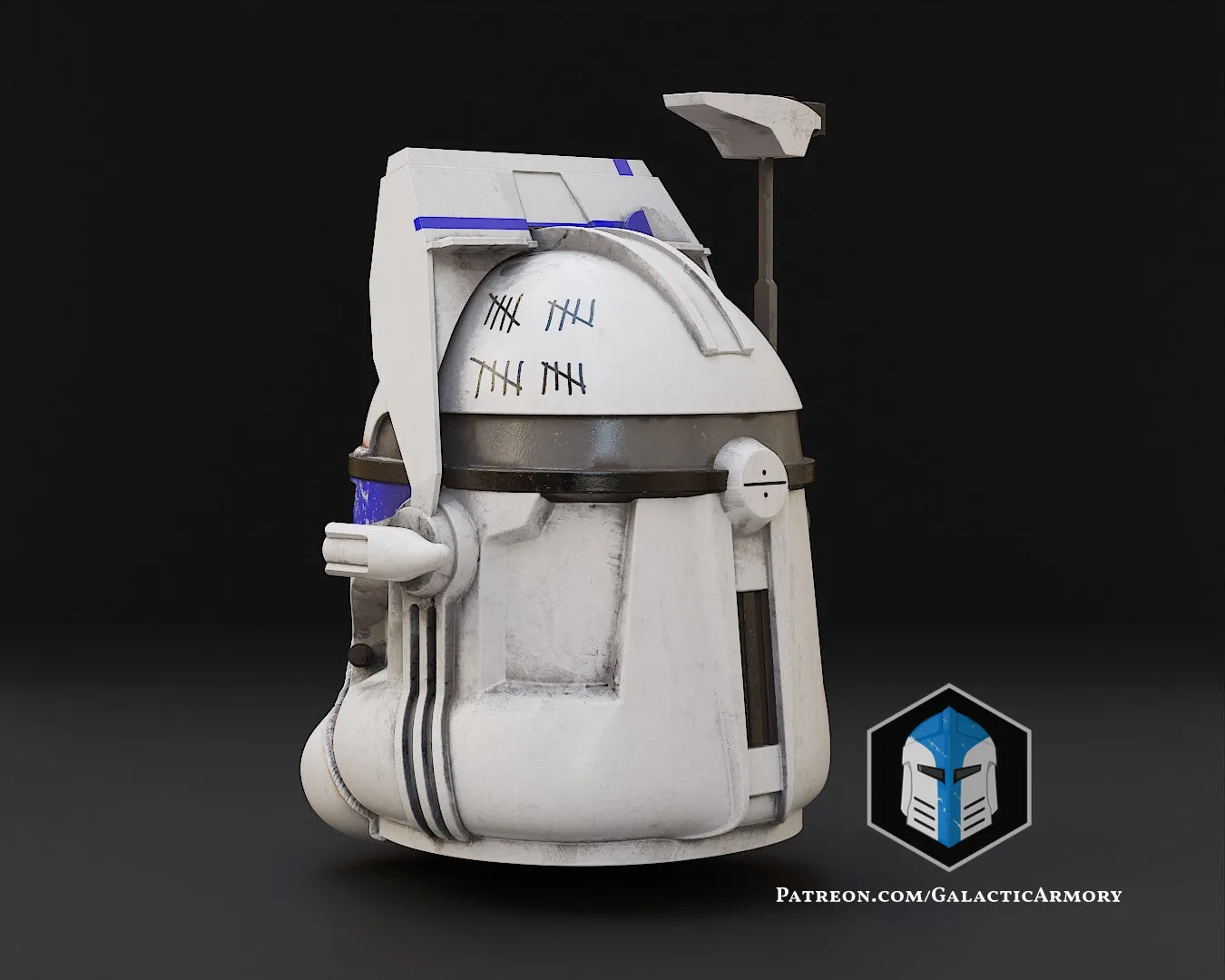 Realistic Captain Rex Helmet - 3D Print Files
