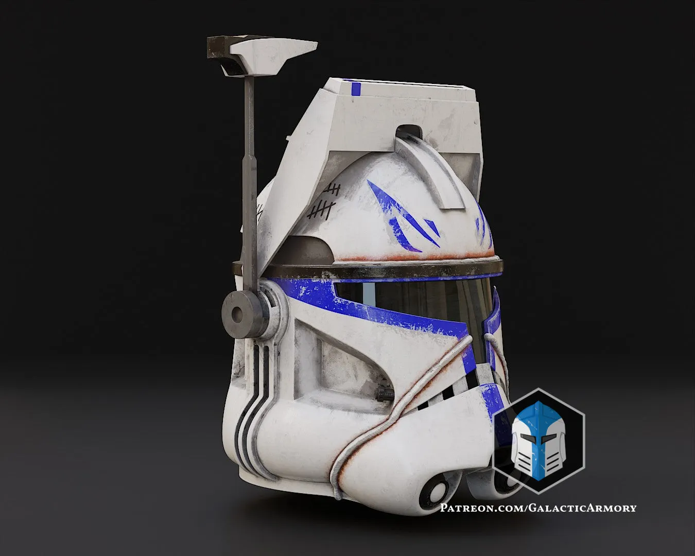 Realistic Captain Rex Helmet - 3D Print Files