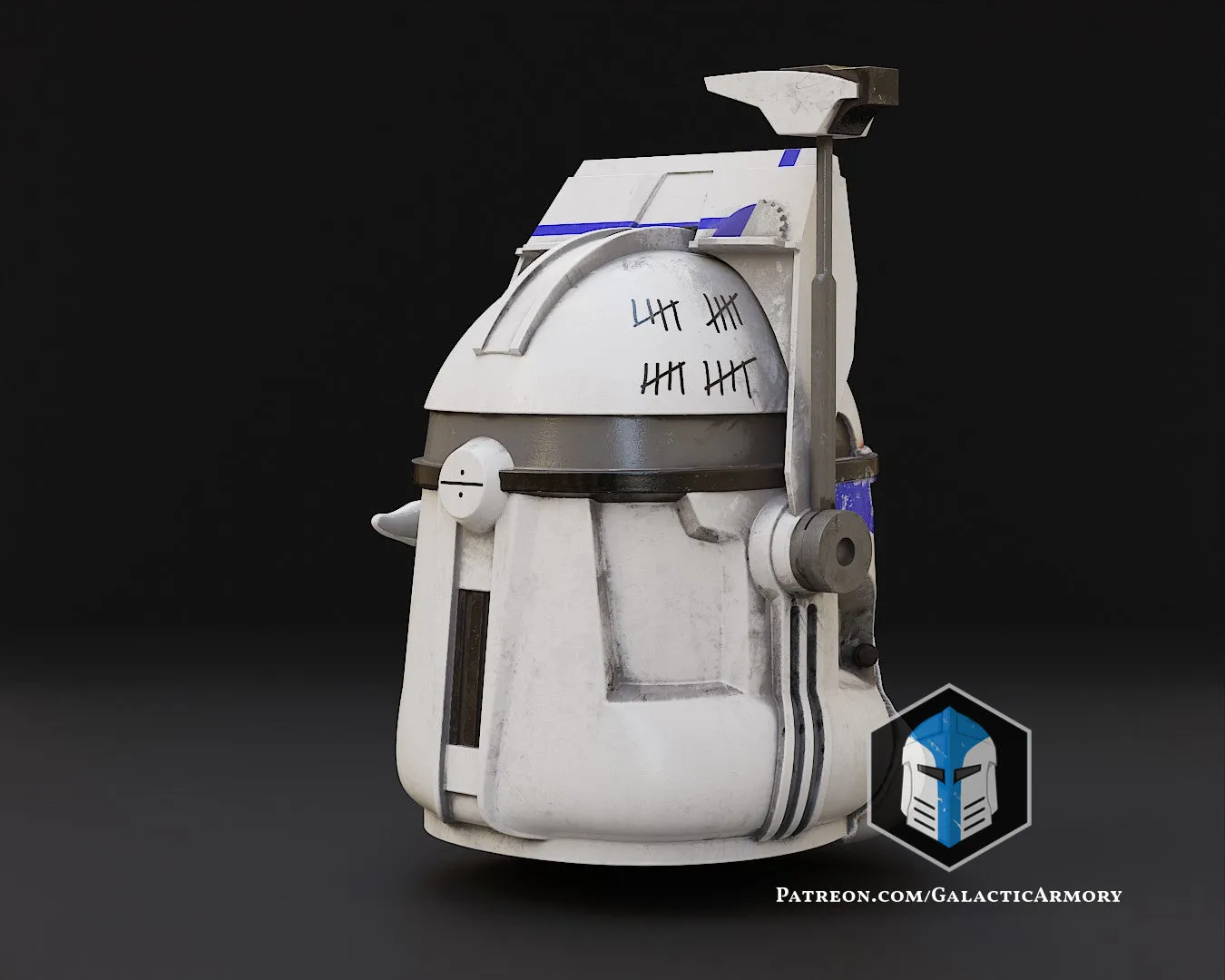 Realistic Captain Rex Helmet - 3D Print Files