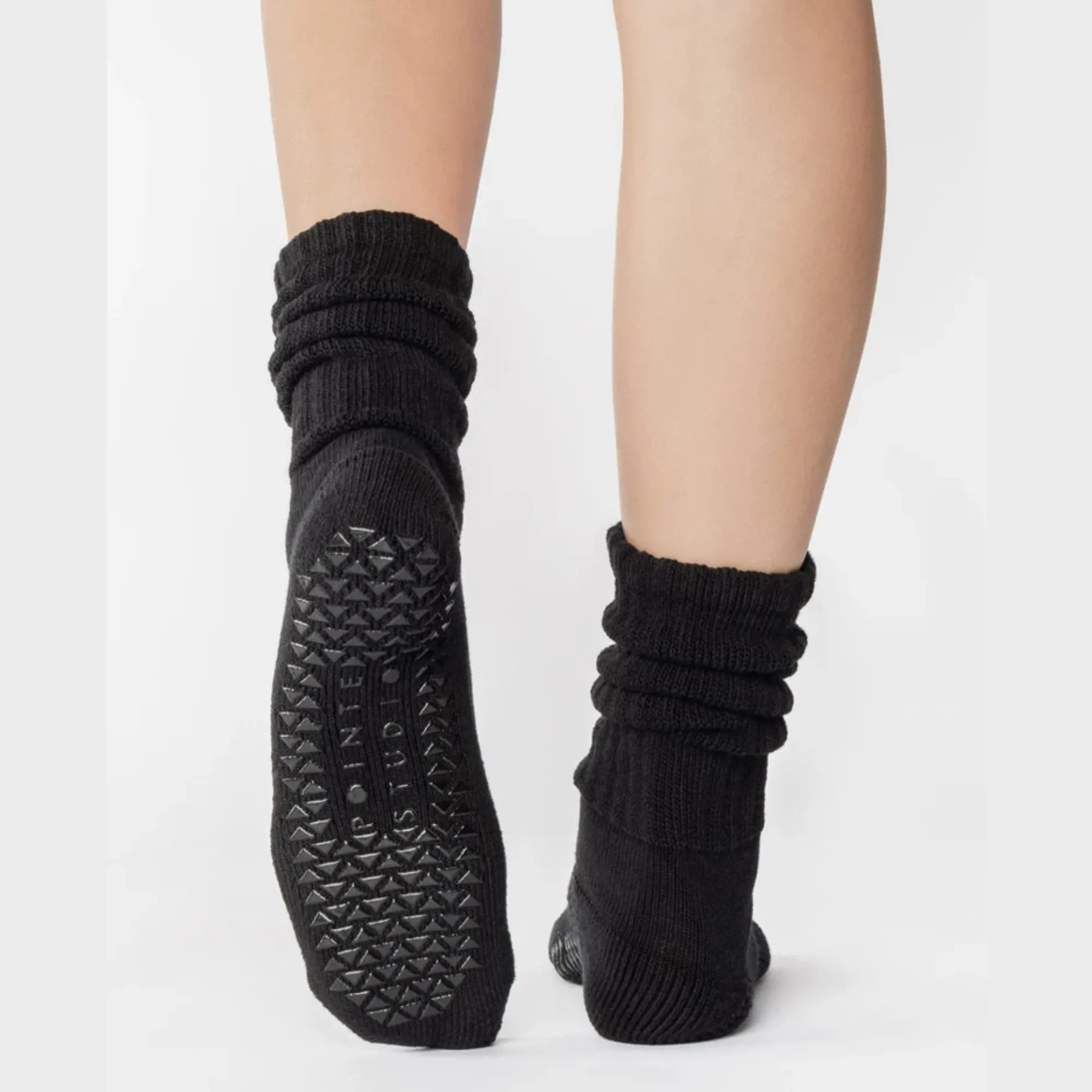 Slouch Crew Grip Socks - (Barre/Pilates)
