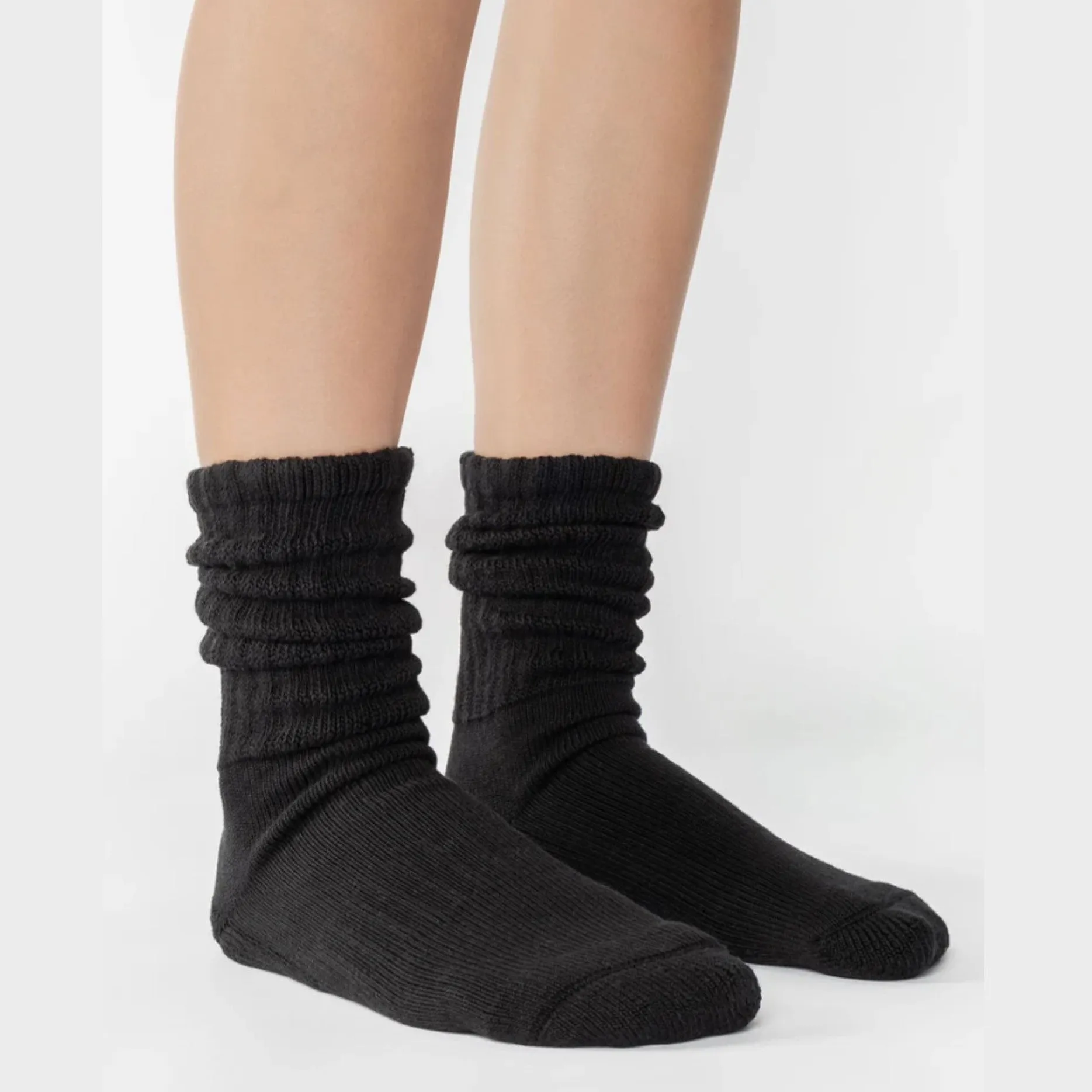 Slouch Crew Grip Socks - (Barre/Pilates)