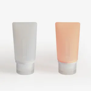 Smooth Trip 2 oz. Silicone Travel Bottles 2 pack