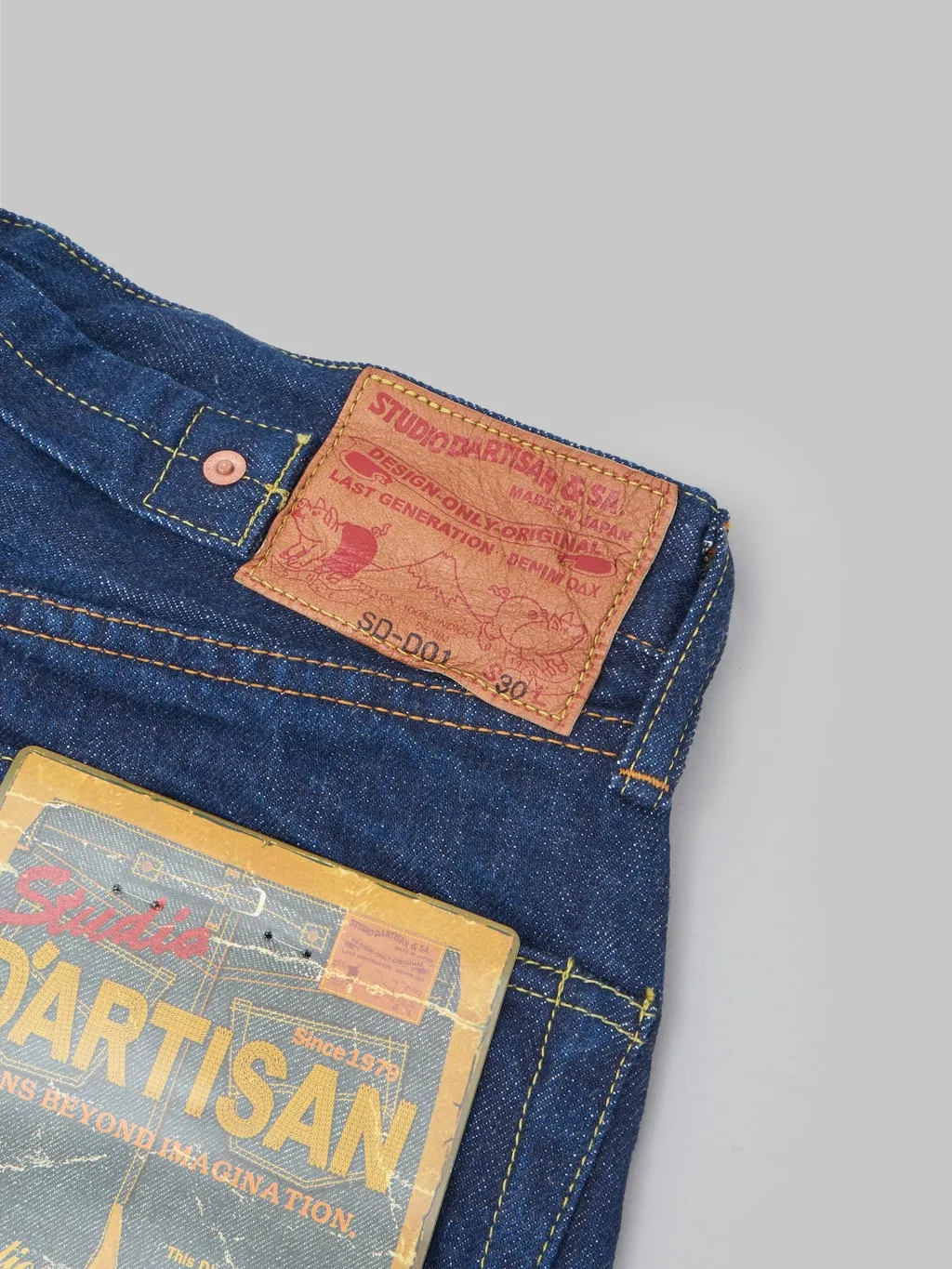 Studio D'Artisan SD-D01 The Origin 15oz Regular Straight Jeans
