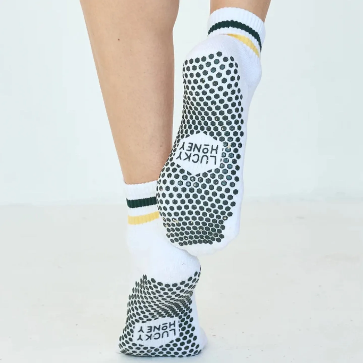 The Boyfriend Grip Crew Socks - Varsity