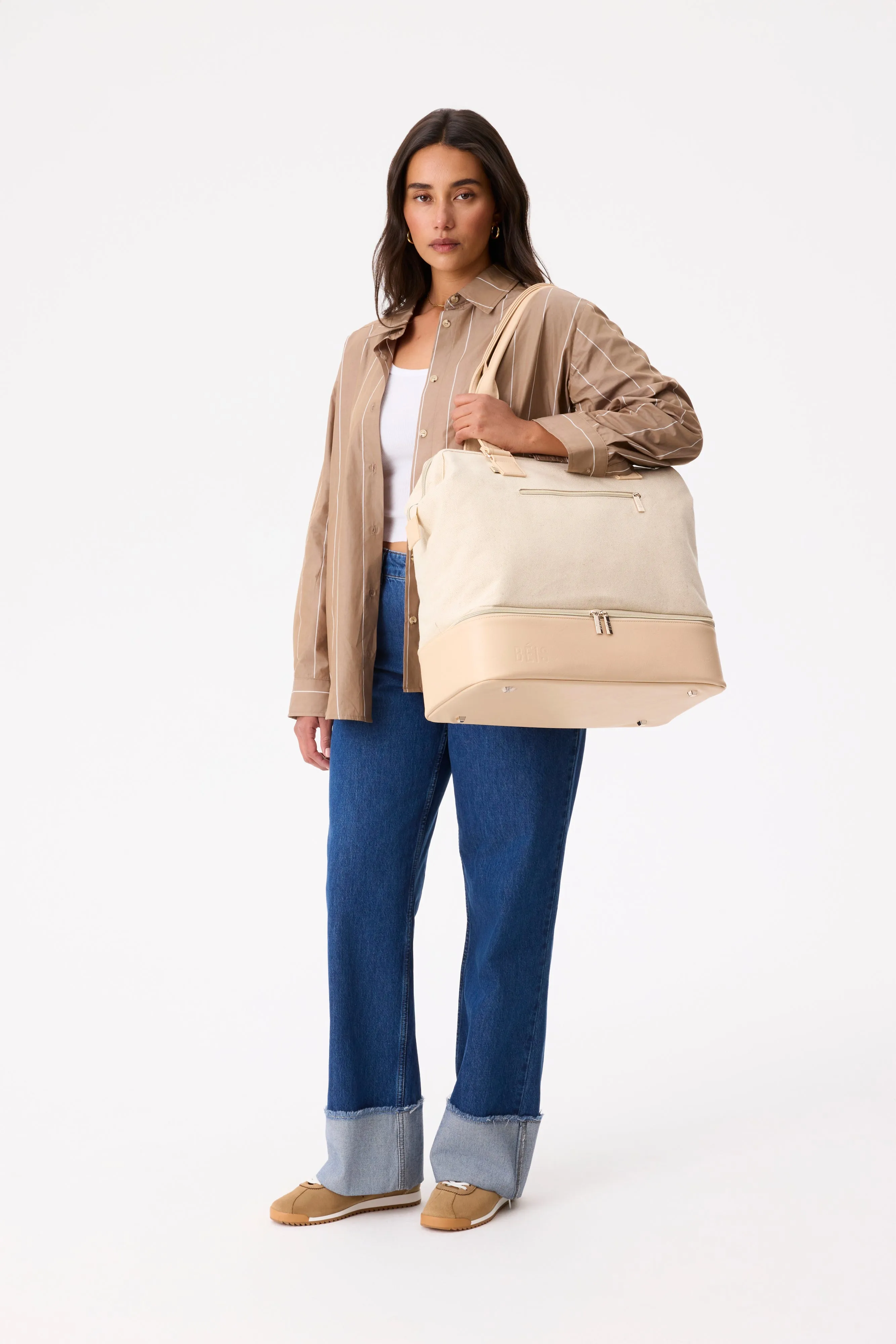 The Mini Weekender in Beige