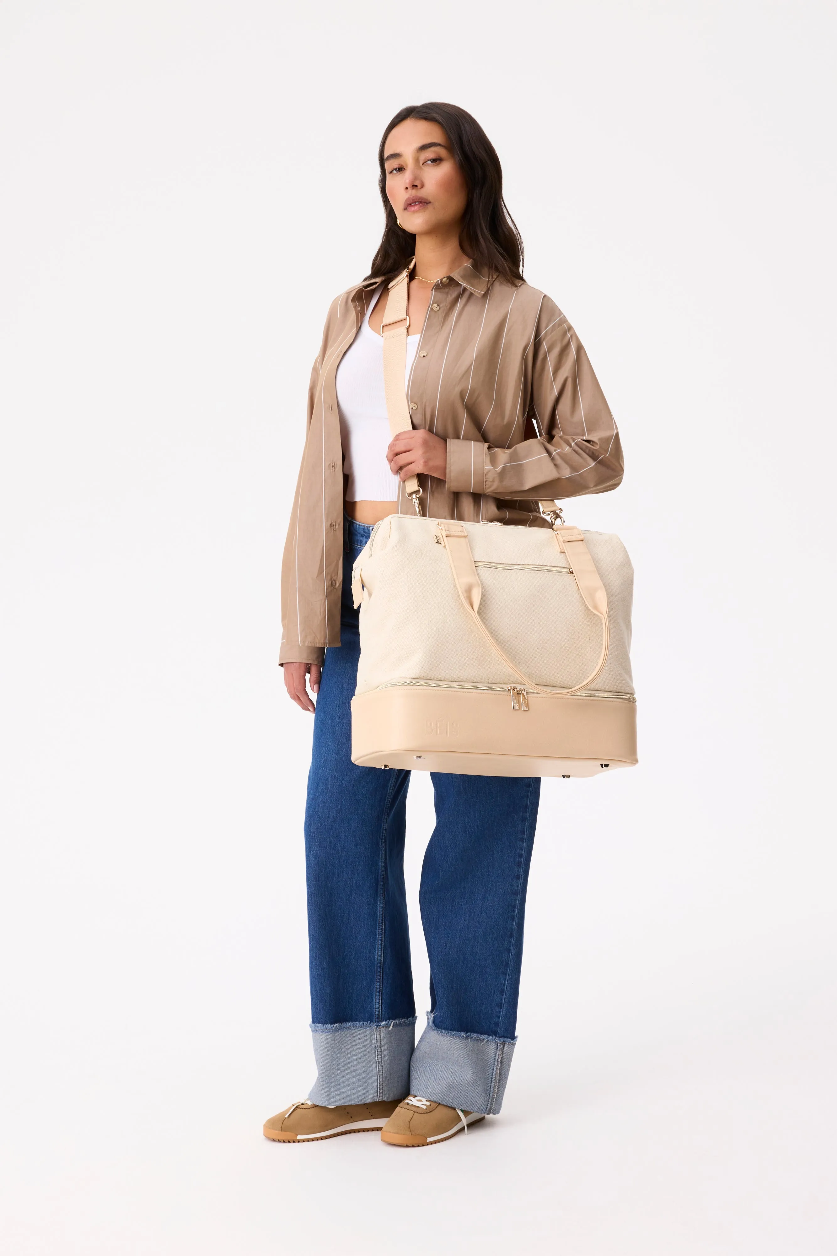 The Mini Weekender in Beige