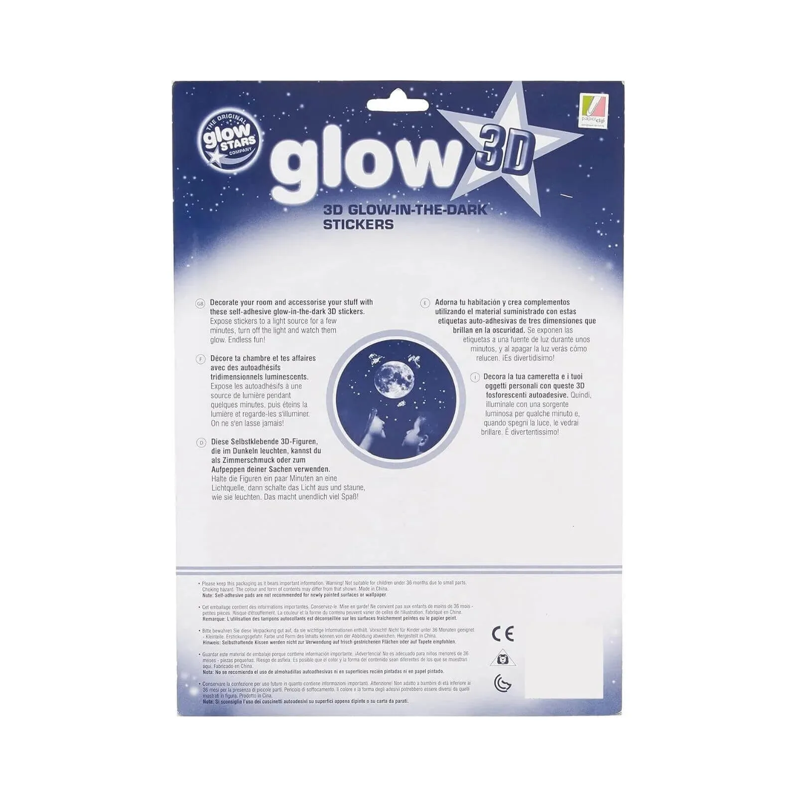 The Original Glowstars Company 3D Moon