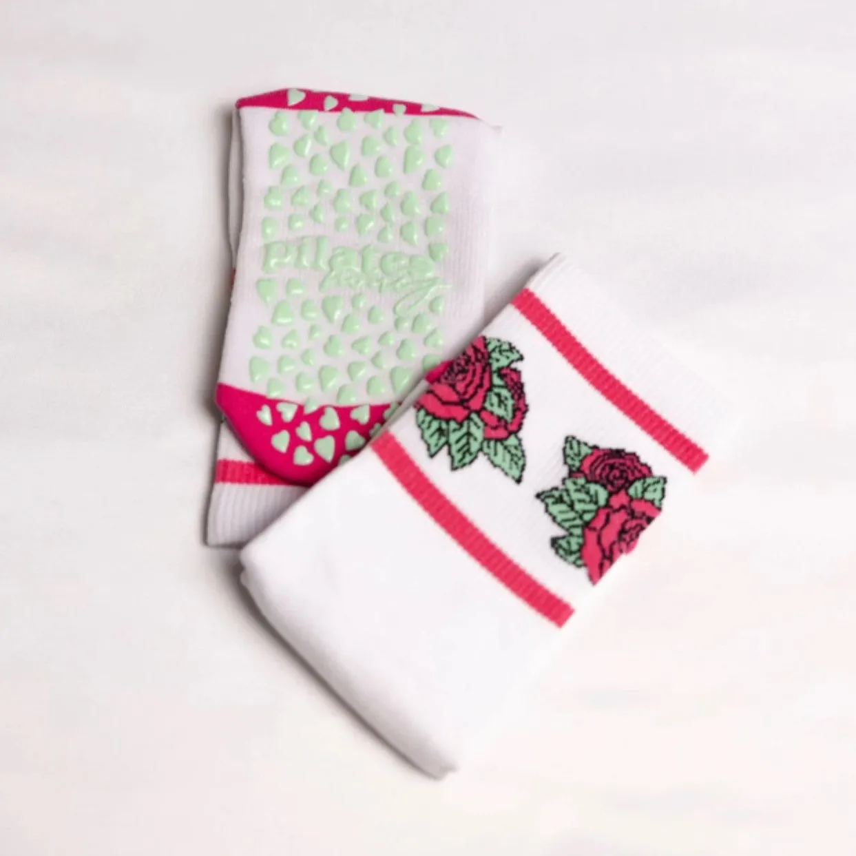 The Rosy Crew - Crew Grip Sock (Barre / Pilates)